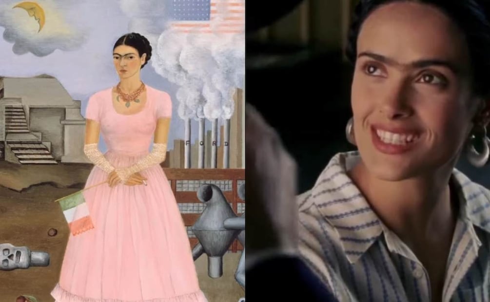Sala Hayek compartió pinturas de Frida Kahlo e imagenes de la cinta 'Frida' / Foto: Instagram @salmahayek