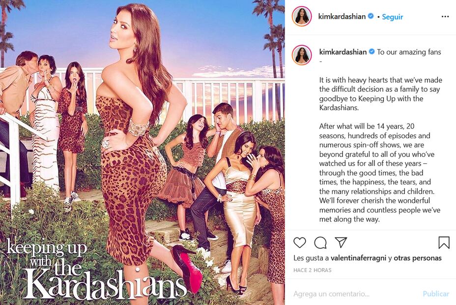 Keeping up with the Kardashians llega a su fin tras 14 años al aire