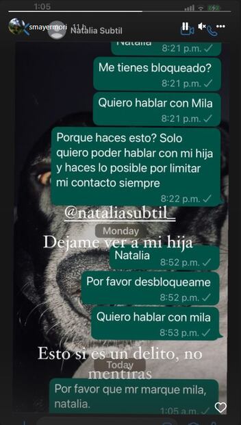¡Continúa la polémica! Sergio Mayer Mori afirma que Natália Subtil no lo deja hablar con su hija
