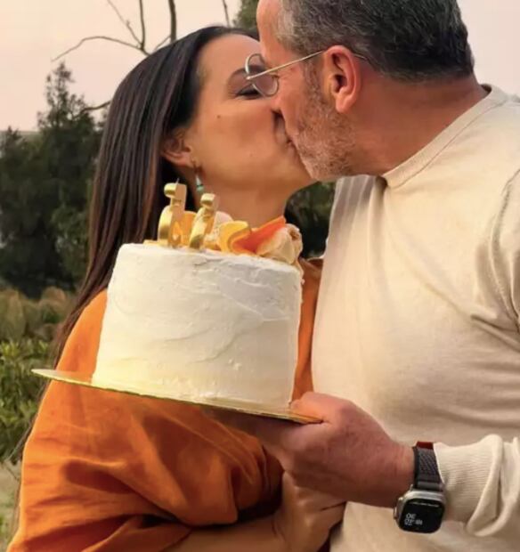 Germán Bricio Arzubide  y Claudia Lizaldi/Instagram.