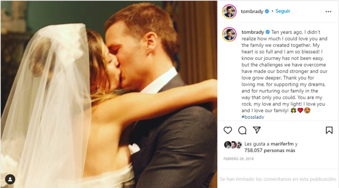 Cronología de la historia de amor de Gisele Bündchen y Tom Brady