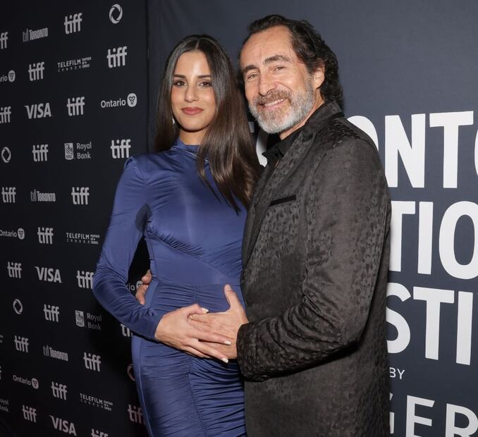 Demian Bichir con su novia Victoria Aletta en el Festival Internacional de Cine de Toronto / Foto: Getty Images