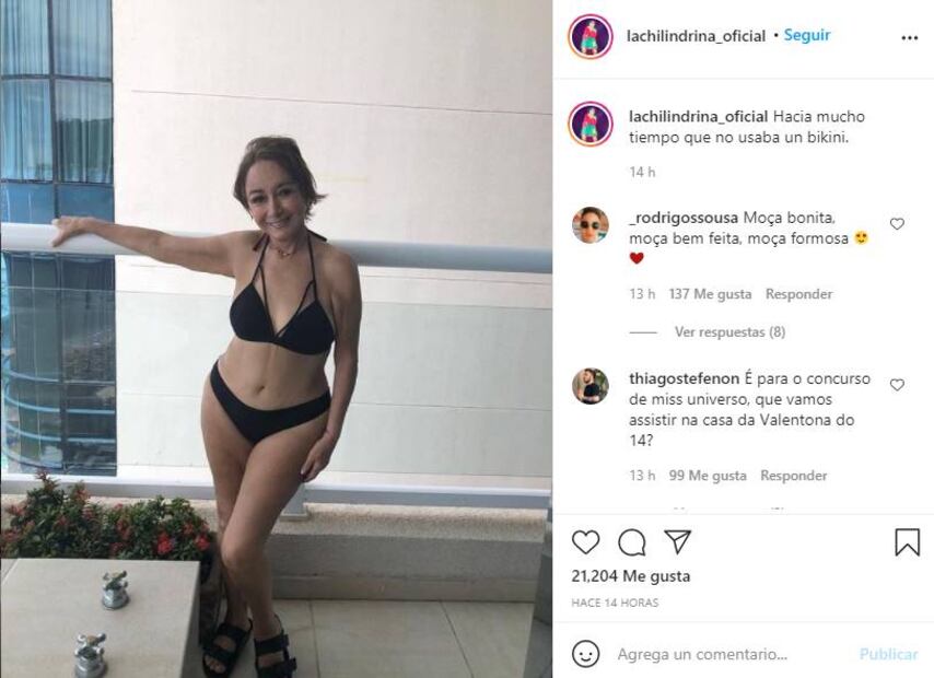 María Antonieta de las Nieves, la "Chilindrina", no volverá a posar en bikini
