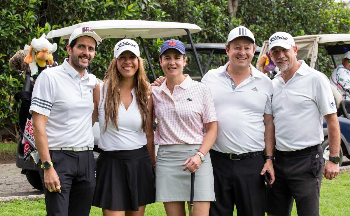 Miguel Bernardo Lozano, Mariana Hugues, Lorena Ochoa, Eduardo Marron y Carlos Linder / Foto: Esteban Torreblanca