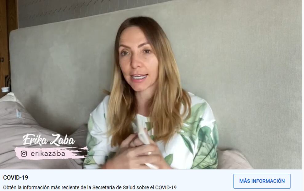 Érika Zaba revela que tiene Covid-19