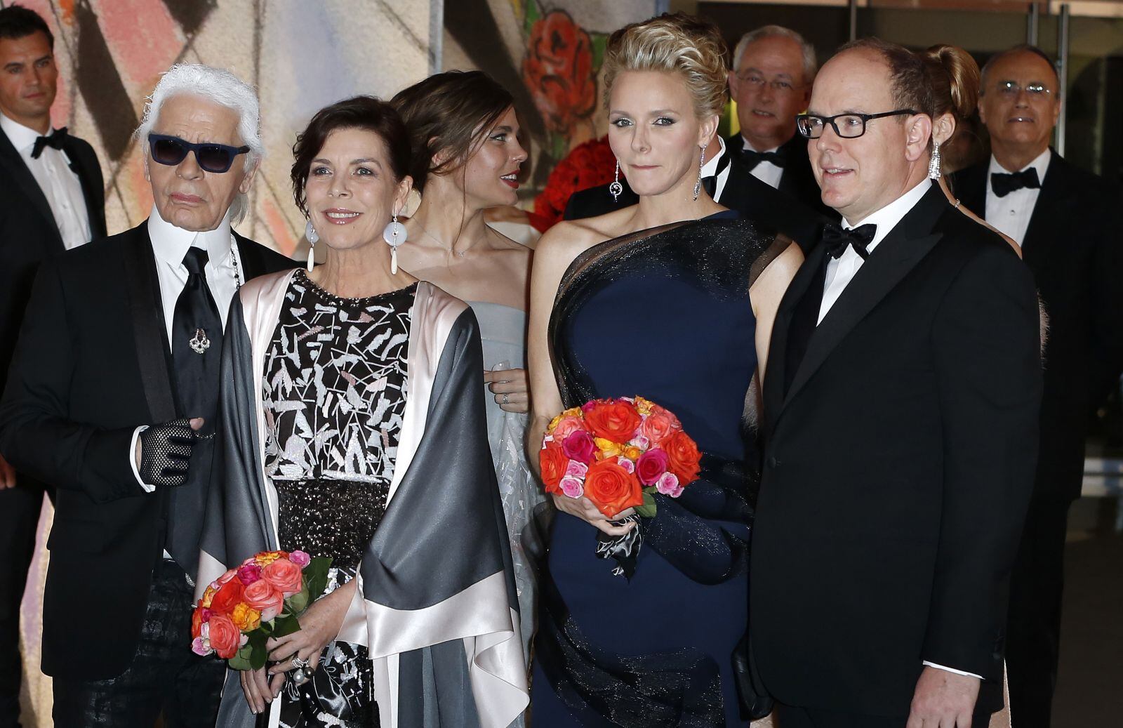 El homenaje de Carolina de Mónaco a Karl Lagerfeld durante el Baile de la Rosa