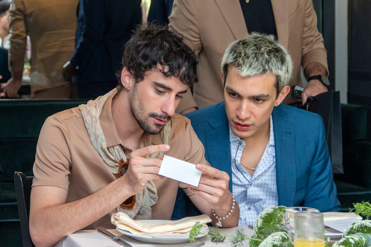 Juan Pablo Álvarez y Tadeo Tovar. (Foto: Angélica Chema)
