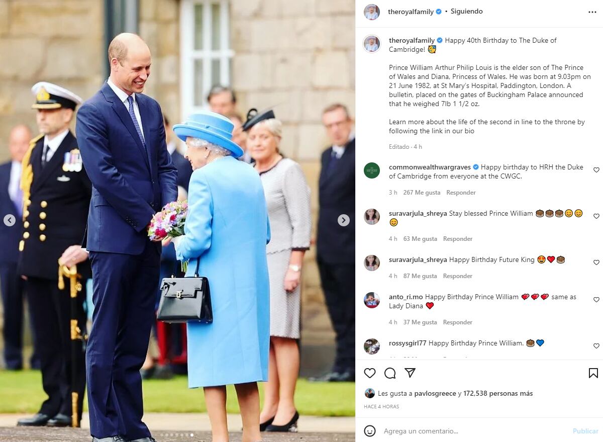 El príncipe William, el favorito para seguir con el legado de la reina Isabel II