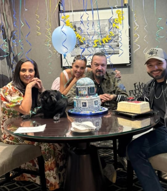 Aneliz Álvarez, Aneliz, Pepe Aguilar y Leonardo / Foto: Instagram