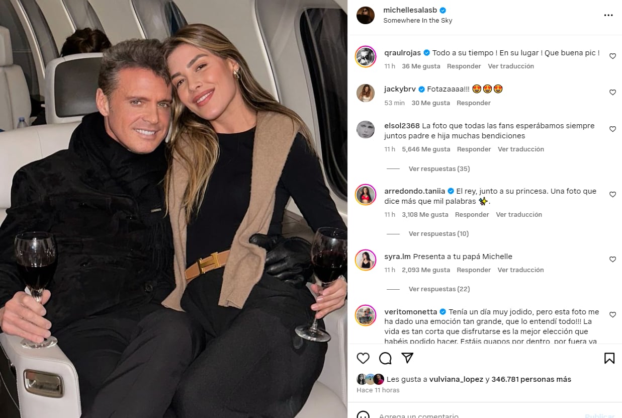 Luis Miguel y Michelle Salas/Instagram