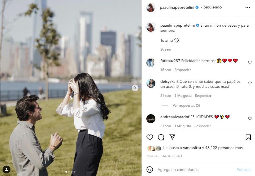 Paulina Peña y Fernando Tena celebran siete años de novios