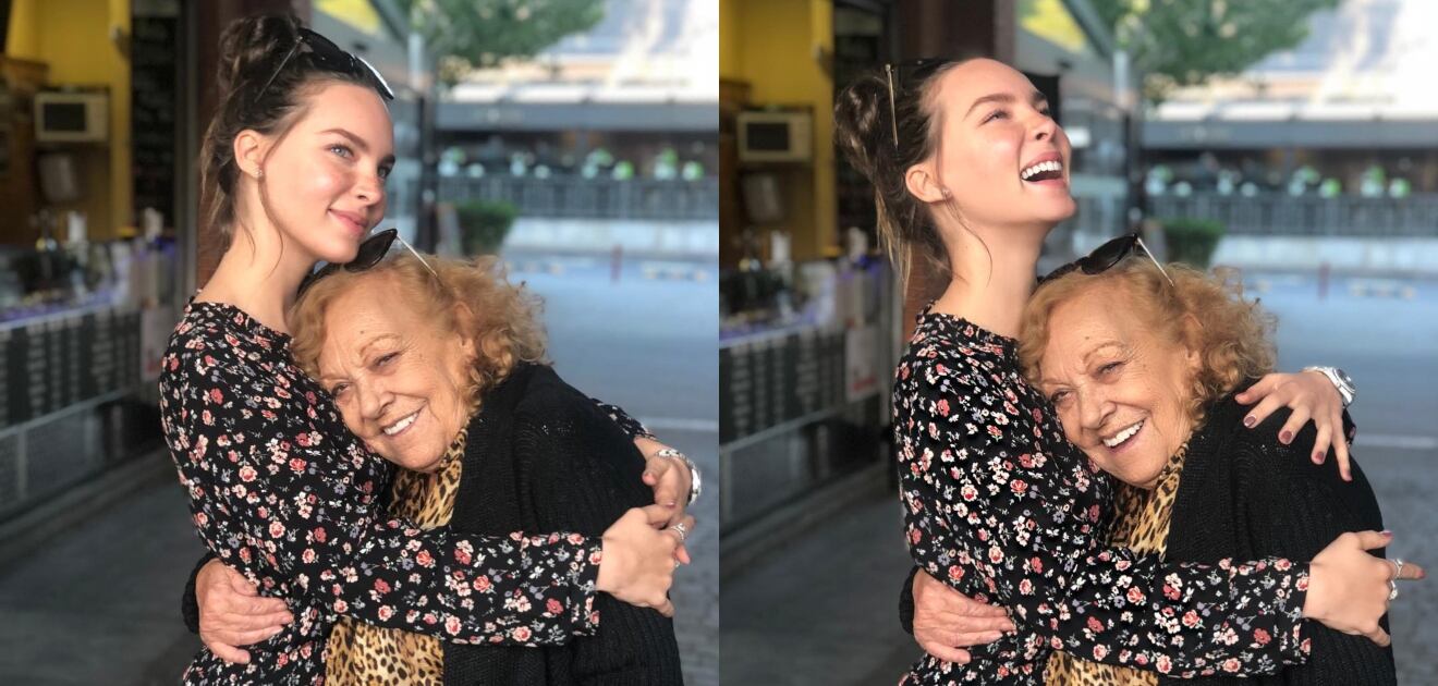 Belinda consiente a su abuelita con un lujoso bolso y presumen su lado más fashionista 