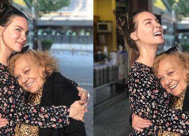Belinda consiente a su abuelita con un lujoso bolso y presumen su lado más fashionista