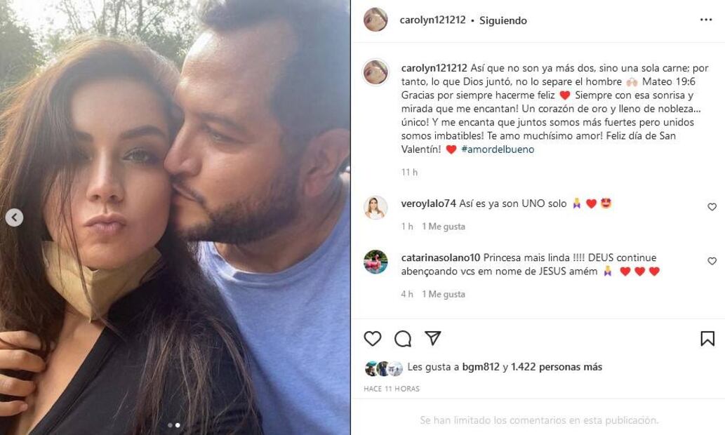 José Ramón y Carolyn Adams: En medio del escándalo celebran San Valentín