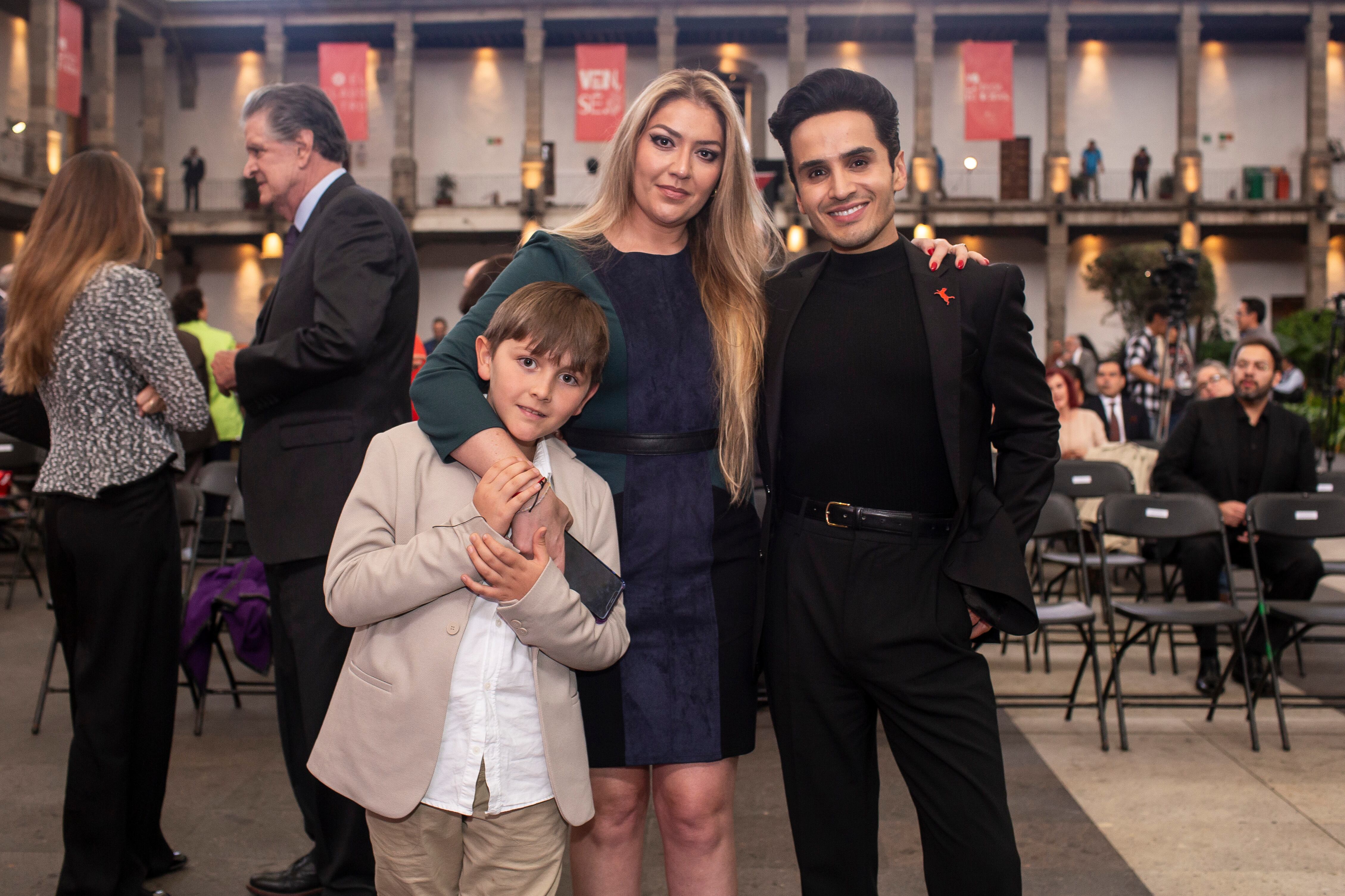 Gerardo Díaz, Leonora Tovar López-Portillo y Diego Valenco. (Foto: Esteban Torreblanca)