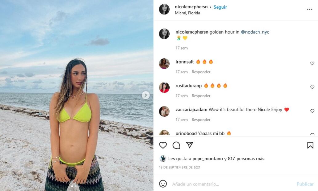 Ella es Nicole McPherson, la nueva novia de Javier “Chicharito” Hernández