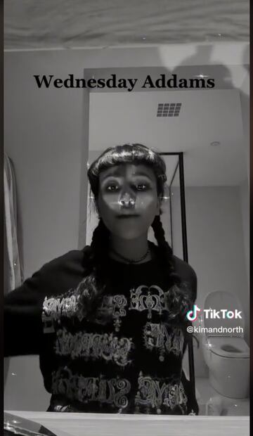 Kim Kardashian y su hija North se suman a la tendencia de TikTok con el baile de "Merlina"