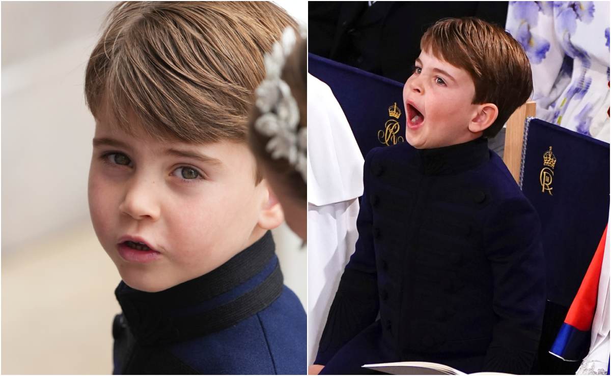 Los bostezos y más caras graciosas del príncipe Louis en la coronación de Carlos III