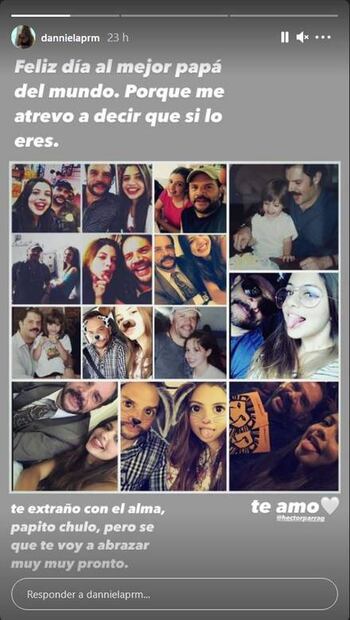 Hija de Héctor Parra le dedica emotivo mensaje en el Día del Padre