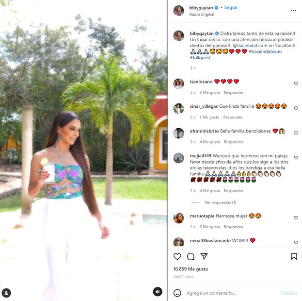 Biby Gaytán presume cuerpazo en traje de baño a sus 50 años