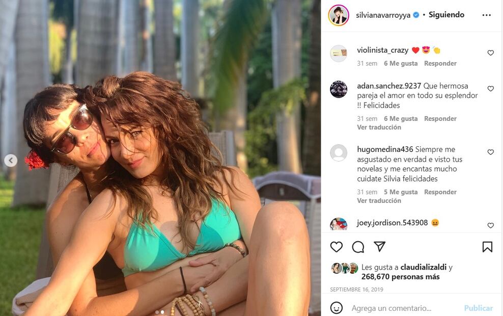 Conoce a la pareja sentimental de Silvia Navarro: "Y sí, aquí hay amor"