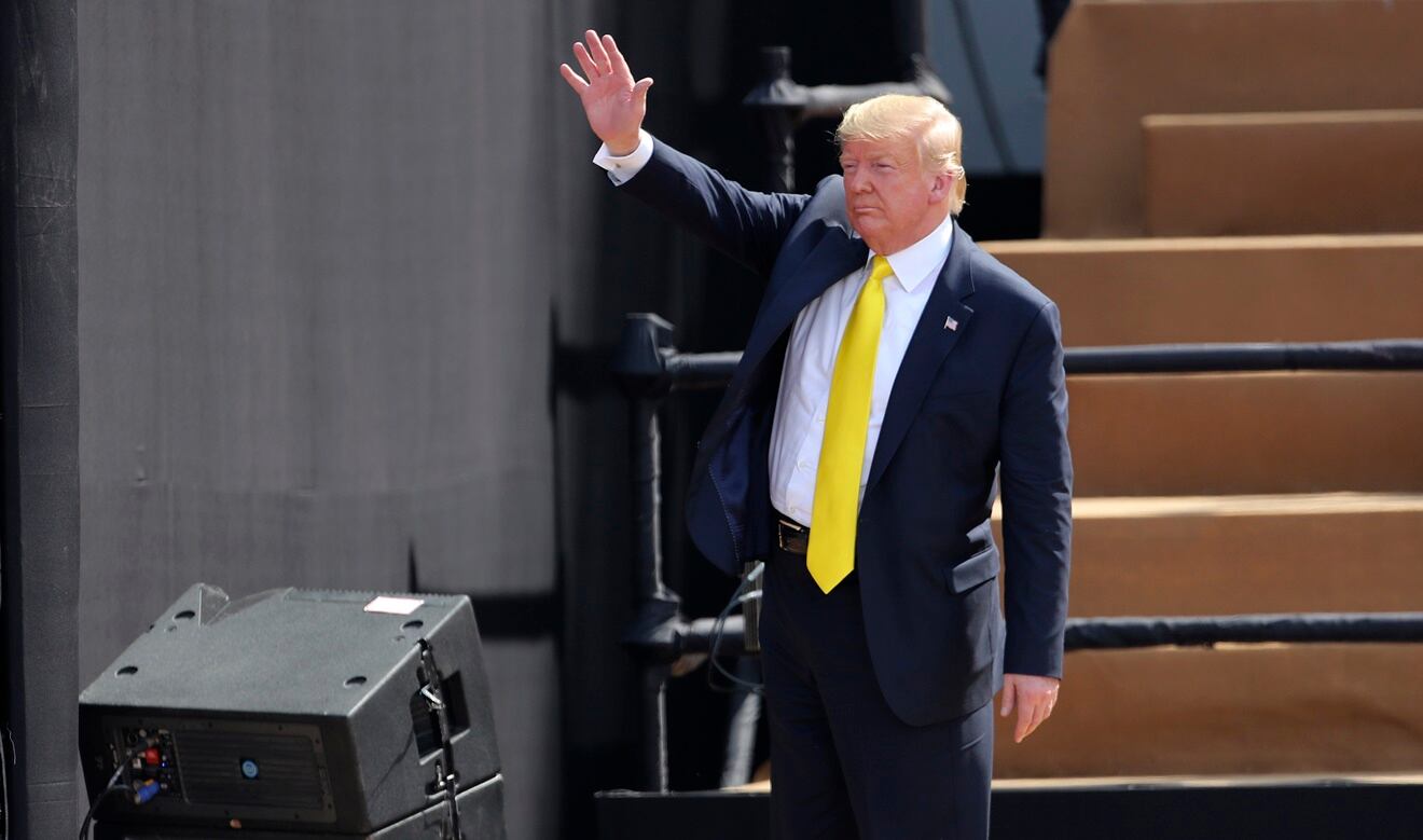 Donald Trump se prepara para un menú sin carne en su visita a India