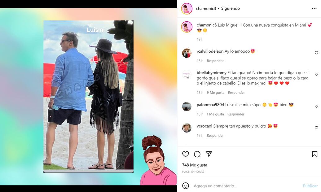 Luis Miguel, más enamorado que nunca de Mercedes Villador