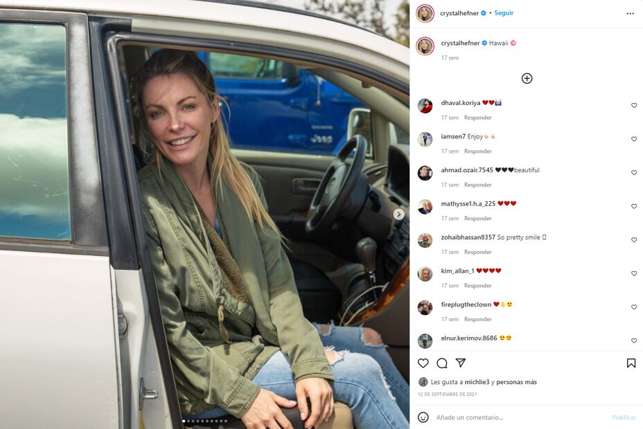 Crystal, viuda de Hugh Hefner, se quita los implantes de su cuerpo y pierde seguidores en Instagram