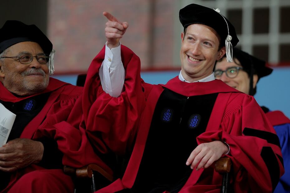 FOTOS: La graduación de Mark Zuckerberg de la Universidad de Harvard 