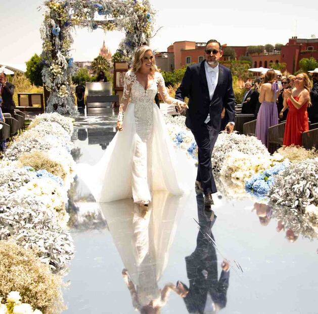 Así fue la boda de José Adolfo Murat y Azul Etcheverry en San Miguel de Allende