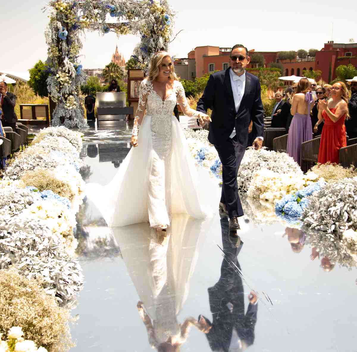 Así fue la boda de José Adolfo Murat y Azul Etcheverry en San Miguel de Allende