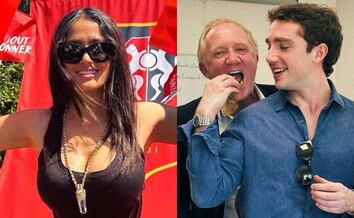 Salma Hayek y su divertida escapada familiar en el Tour de Francia 
