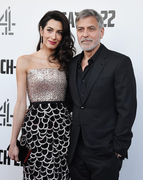 George Clooney y Amal Clooney/EFE.