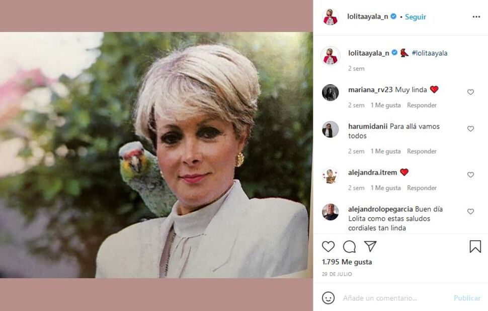 Lolita Ayala se solidariza con las personas que sufren de "gallos"