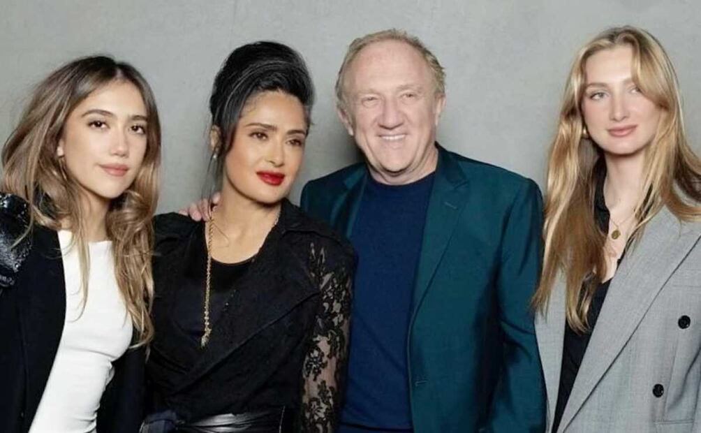 Valentina Paloma Pinault, Salma Hayek, François-Henri Pinault y Mathilde Pinault / Foto: Instagram