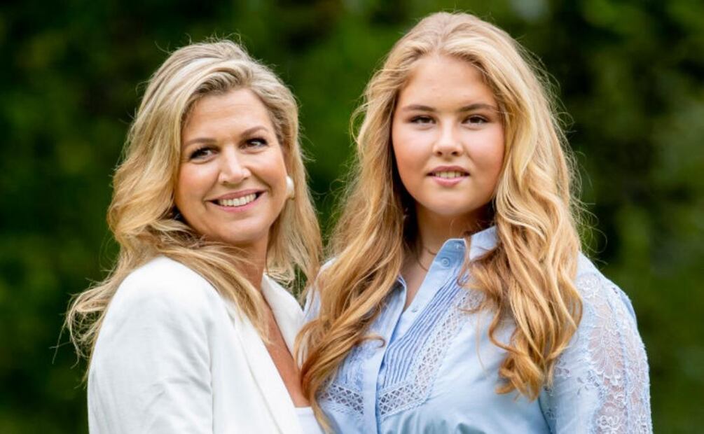 La reina Máxima de Holanda junto a la princesa Amalia, su hija / Foto: Archivo