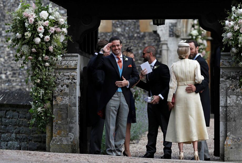James Middleton y Donna Air hacen oficial su noviazgo en la boda de Pippa Middleton