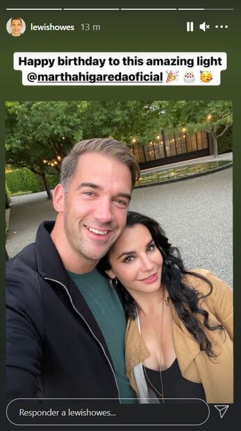 El amoroso mensaje de Lewis Howes a Martha Higareda por su cumpleaños