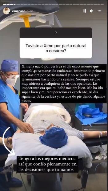 Ximena Navarrete revela varios detalles del nacimiento de su hija