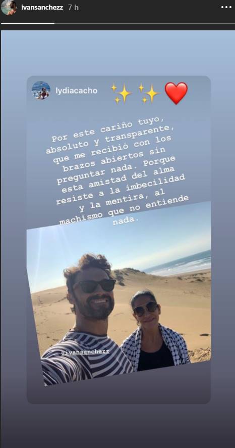 Iván Sánchez y Lydia Cacho sellan su amistad con contundente mensaje