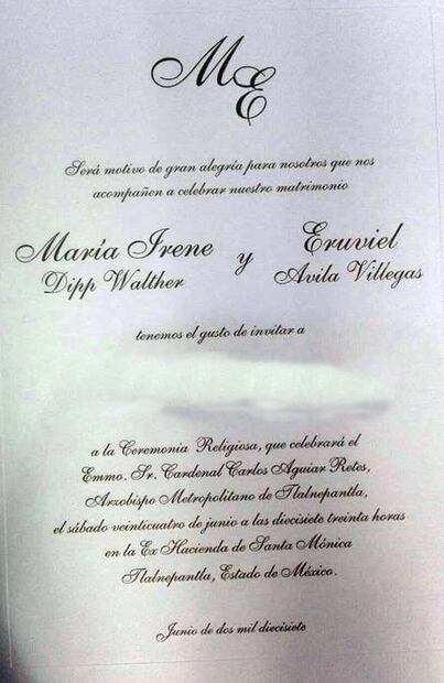 FOTOS: La boda de Eruviel Ávila y María Irene Dipp Walther