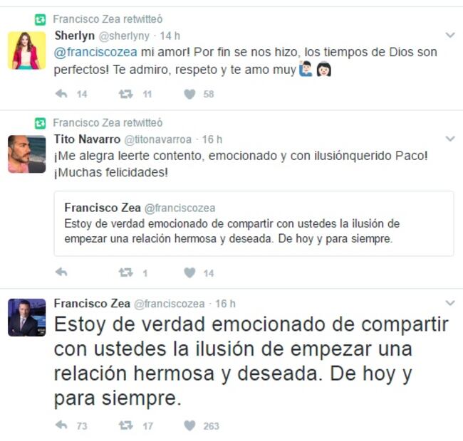 ¿Quién es Francisco Zea, el nuevo novio de Sherlyn?