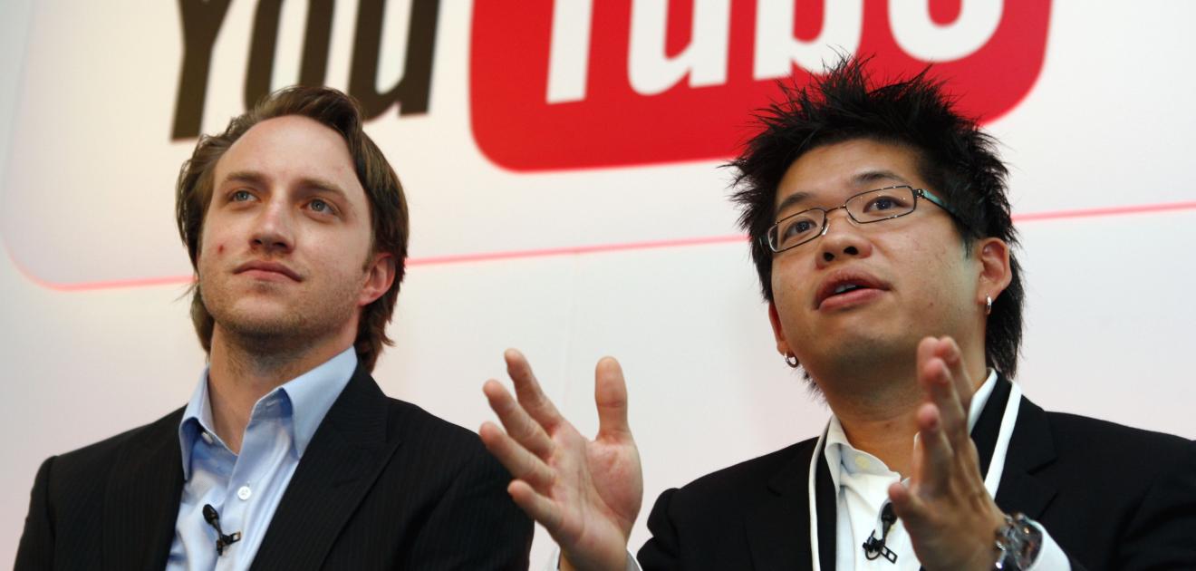 <p>Chad Hurley y Steve Chen son dos de los creadores de YouTube</p>