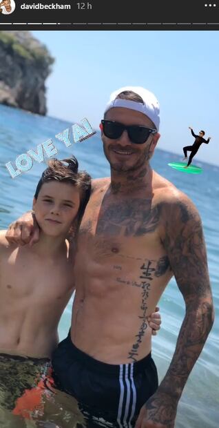 Los Beckham disfrutan de su verano en altamar