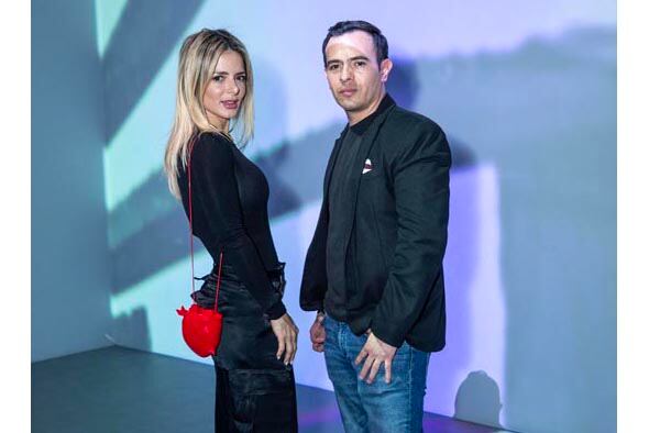 Karen Rumbos y Christian Gress. (Foto: Edgar Silva Fuentes S.)