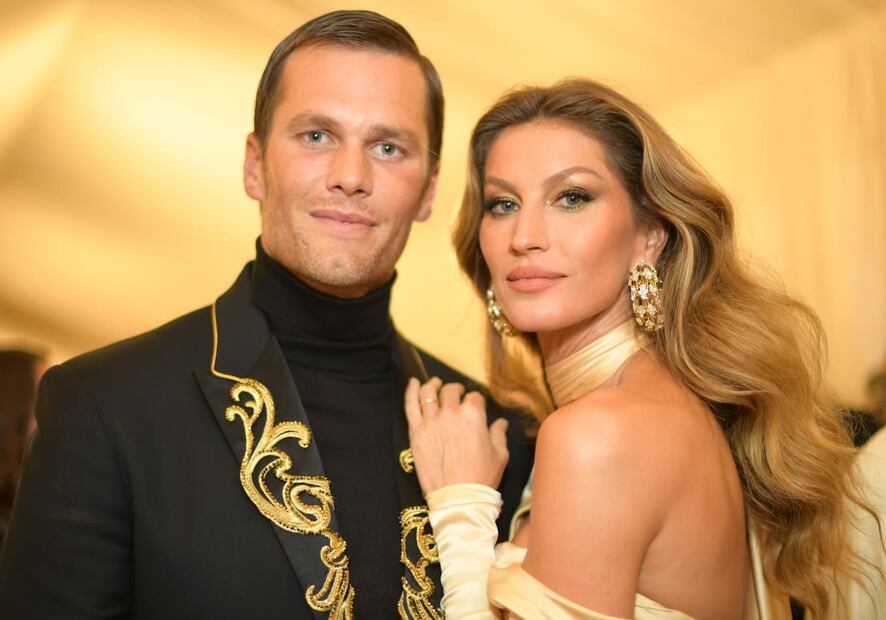 Tom Brady con Gisele Bündchen en el MET Gala 2018 / Foto: Getty Images