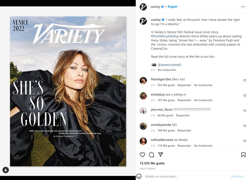Olivia Wilde habla por primera vez de su polémica ruptura con Jason Sudeikis 