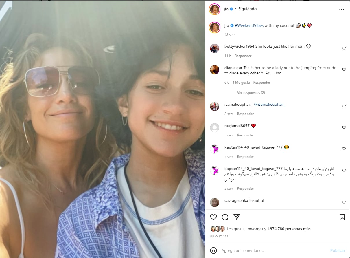 Jennifer Lopez presenta a su hija Emme como 'elle', usado en la neutralidad de género