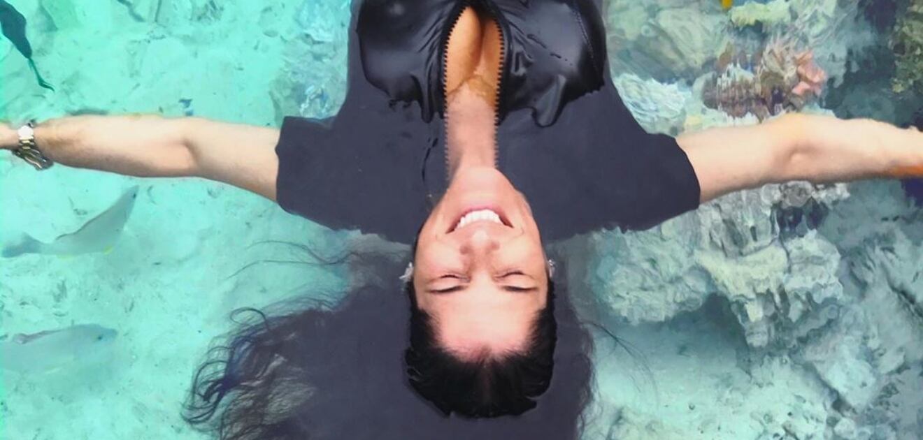 La conductora Martha Debayle se prepara para recibir el Año Nuevo en Bora Bora 