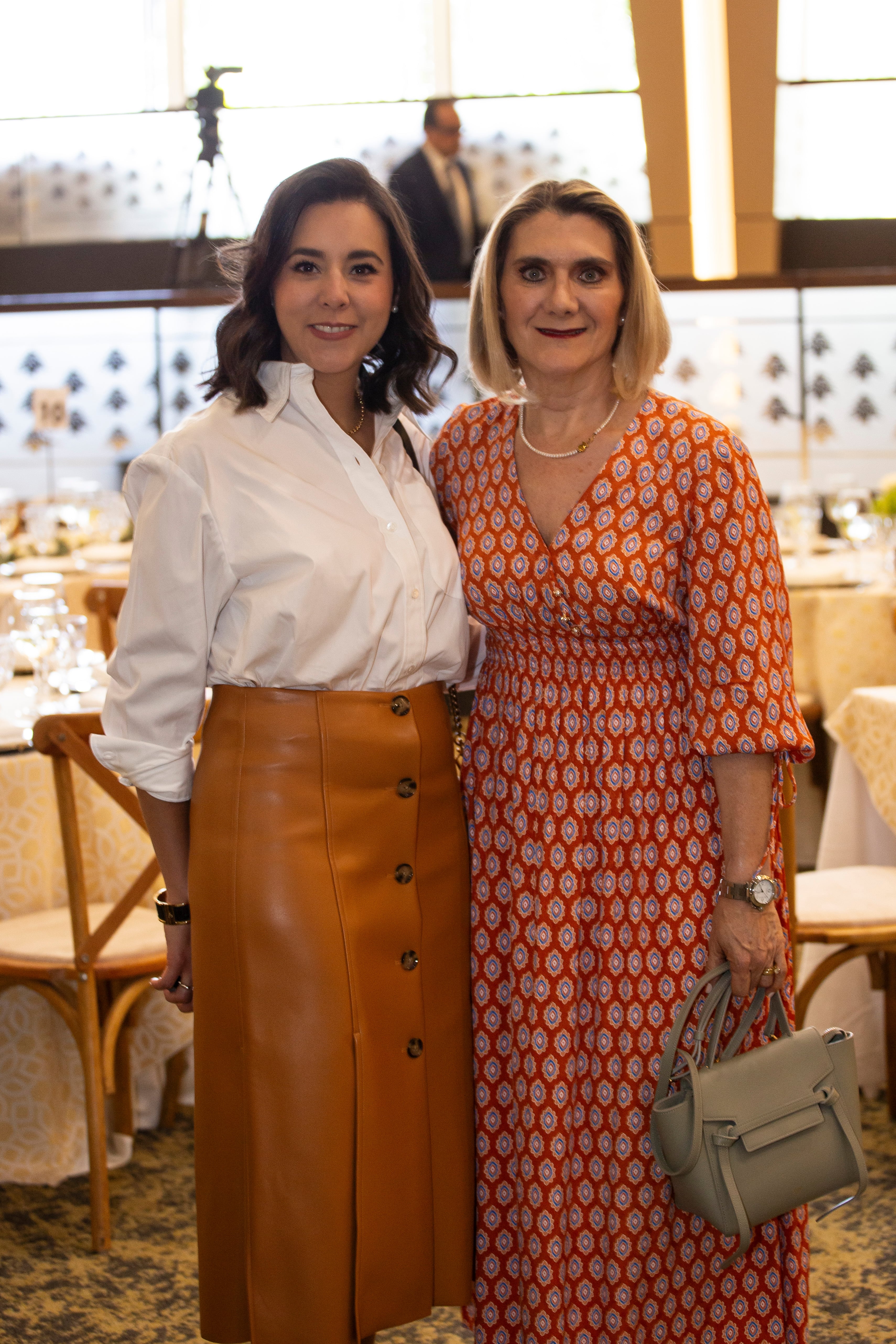 Lucía Vergara de Férez y Laura Kuri de Harfuch. (Foto: Esteban Torreblanca)